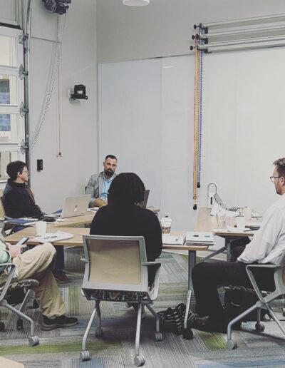 Team members from Rural Innovation Network, Wilkes Community College, Per Scholas, and NC Tech Paths discuss the state of technology in our service area